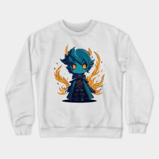 Dark Elf Fire Mage Crewneck Sweatshirt